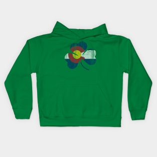 Colorado Flag Shamrock Irish St Patrick's Day Kids Hoodie